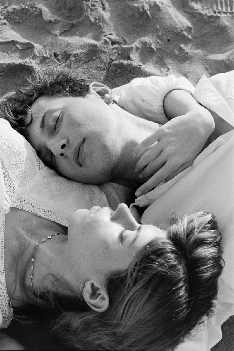 Kateryna & Nerijus, B&W photograph