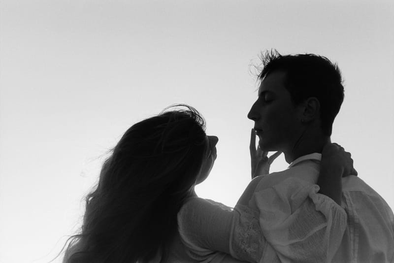Kateryna & Nerijus, B&W photograph