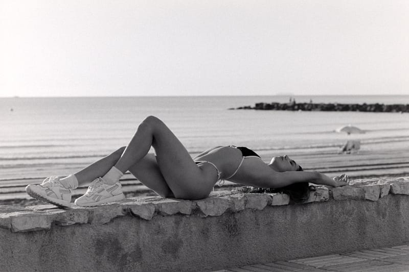 Melani, B&W photograph