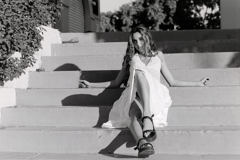 Melani, B&W photograph